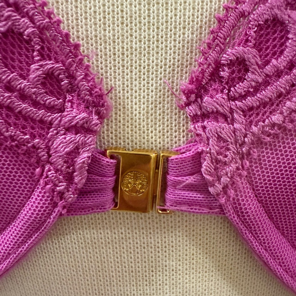 Natori Vibrant Pink Lace Bra